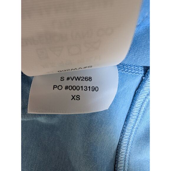 Vuori Halo Performance Hoodie 2.0 Womens XS Light Blue Spring Heather Zip-Up NWT - Picture 5 of 5